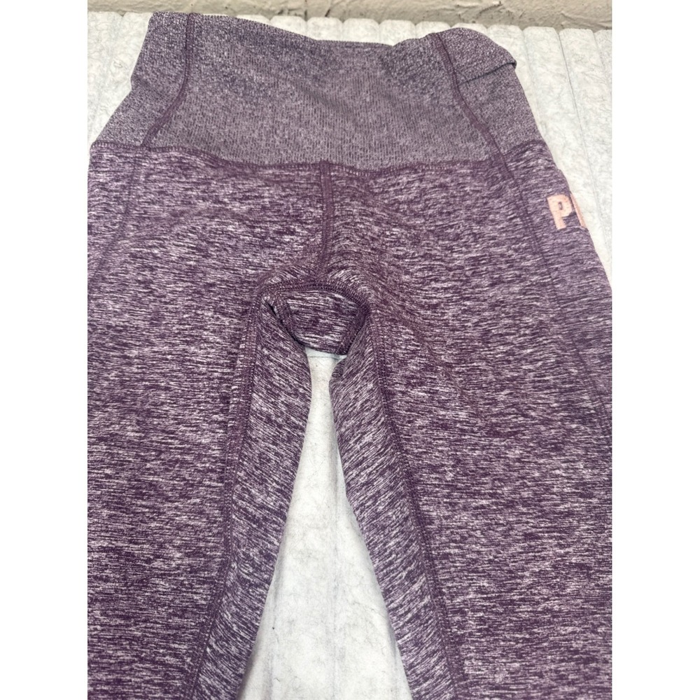 Pink Victoria's Secret Cozy Leggings XS Purple Space‎ Dye High Waist Back Pocket